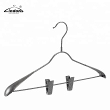 Designer Vintage Antique Surface Metal Clothes Hanger with Clips